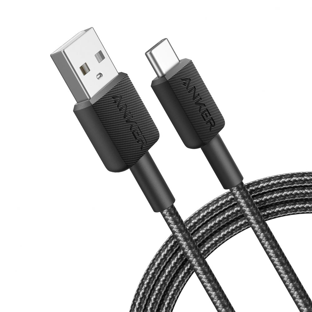 Кабель Anker  322 USB-A to USB-C Cable Nylon, 1.8M, Black |