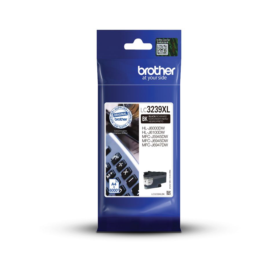Tarvikud ja tarvikud Brother  High-yield Ink Cartridge | LC3239XLBK | Ink | Black