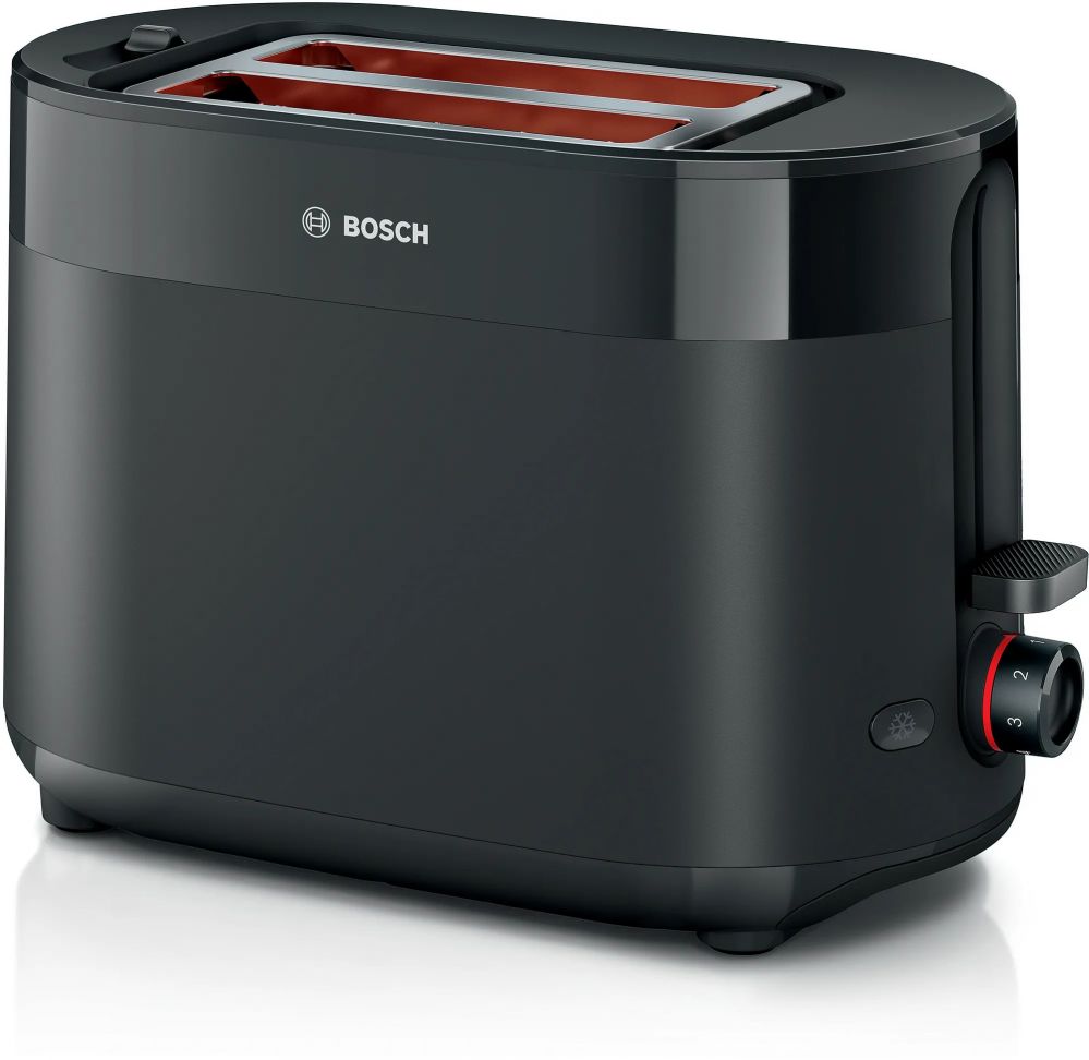 Röster Bosch  Compact Toaster | TAT2M123 MyMoment | Power 950 W | Number of slots 2 | Housing material Plastic | Black