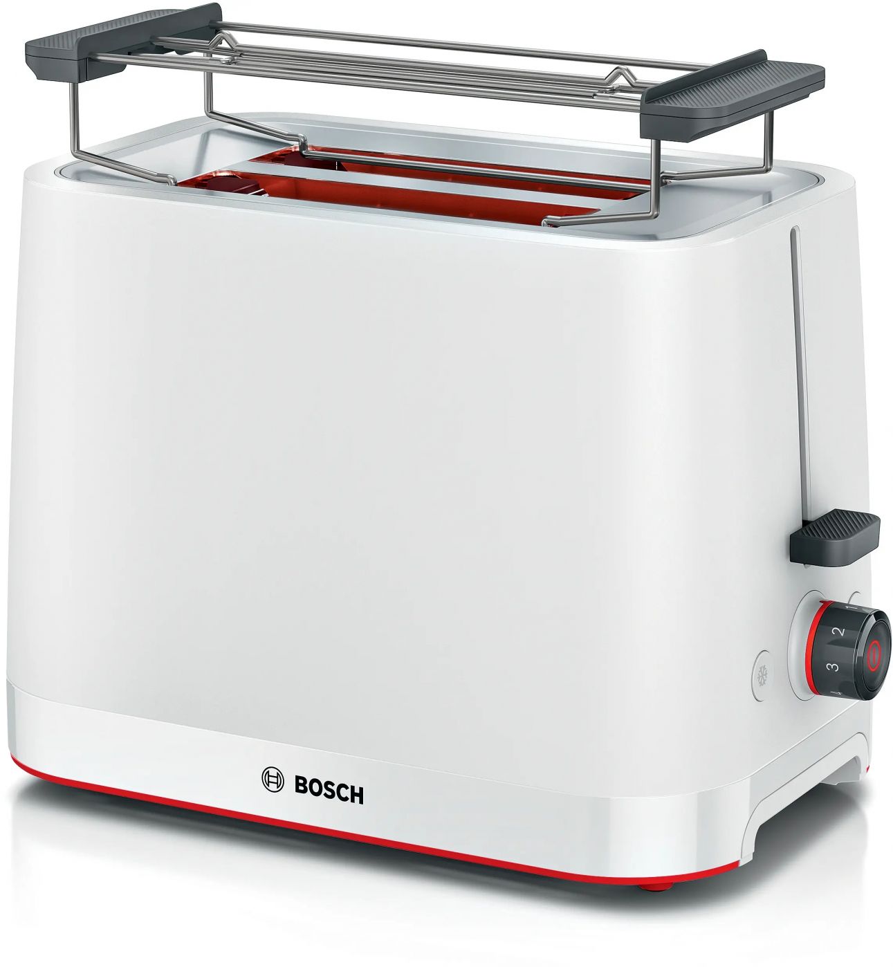 Röster Bosch  Compact Toaster | TAT3M121 MyMoment | Number of slots 2 | Housing material Plastic | White