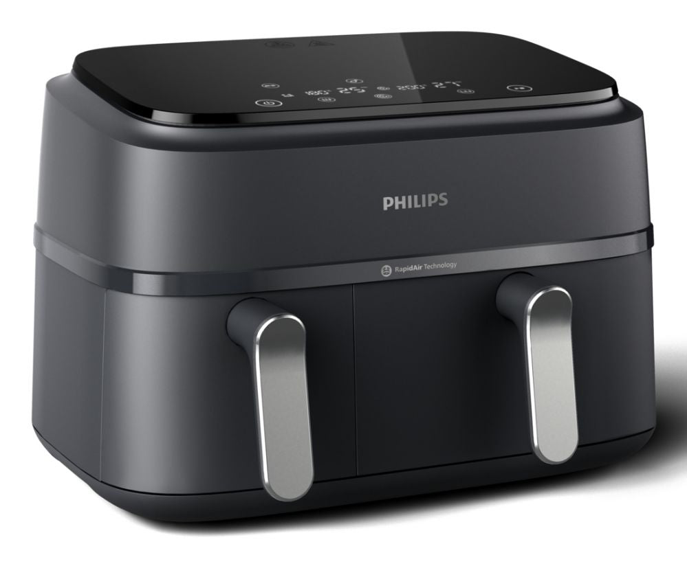 Lauagrillid Philips  Dual Basket Airfryer | NA351/00 3000 Series | Power 2750 W | Capacity 9 L | Rapid Air technology | Black