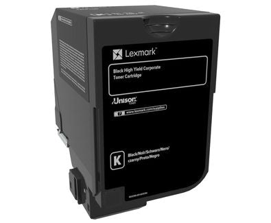 Аксессуары и расходные материалы LEXMARK  Corporate 74C2HKE Laser Toner Cartridge, Black