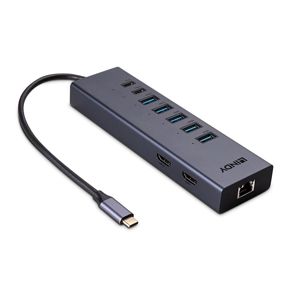 Переходник LINDY  I/O DOCKING STATION USB-C/DST-MINI DUO 43373