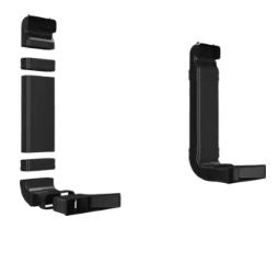 Muud väikesed kodumasinad Bosch  | Recirculation kit S and L-bow (60cm) | HEZ9VDKR1 | Black