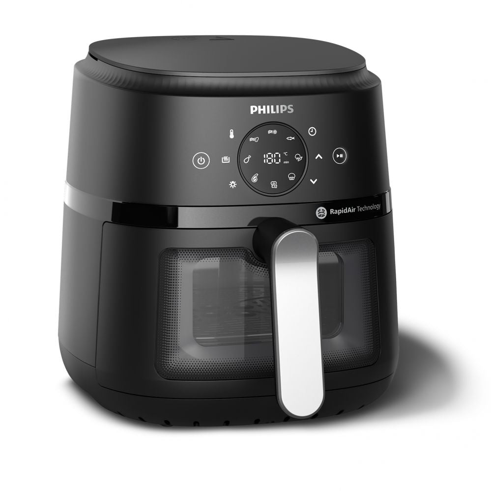 Table grill Philips  NA221/00 Airfryer, Capacity 4.2 L, Black/Silver