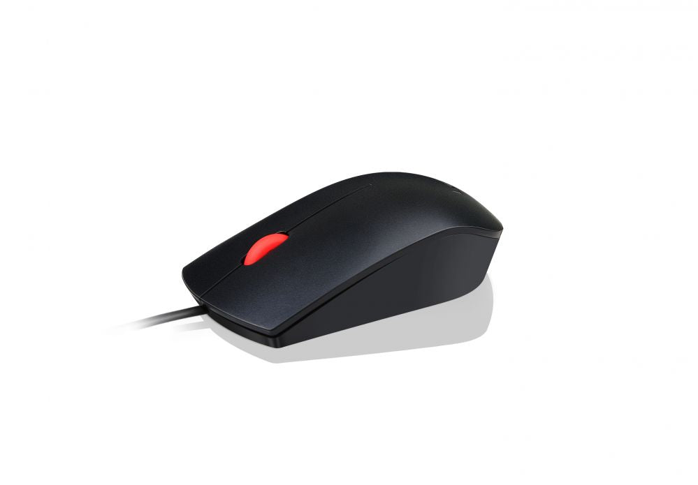 Компьютерная мышь Lenovo  Essential USB Wired Mouse, 1600 DPI, 1.8 m, 3 Buttons, Black