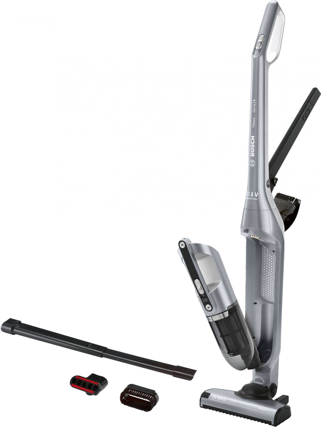 Tolmuimeja Bosch  Vacuum Cleaner | BCH3P210 Series 4 | Cordless operating | Handstick | 21.6 V | Operating time (max) 50 min | Silver | Warranty 24 month(s)