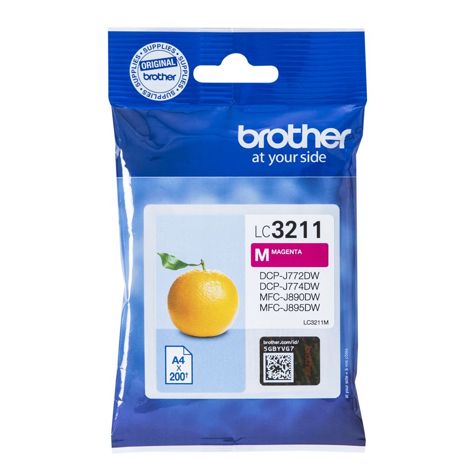 Tarvikud ja tarvikud Brother  LC3211M Inkjet cartridge, Magenta