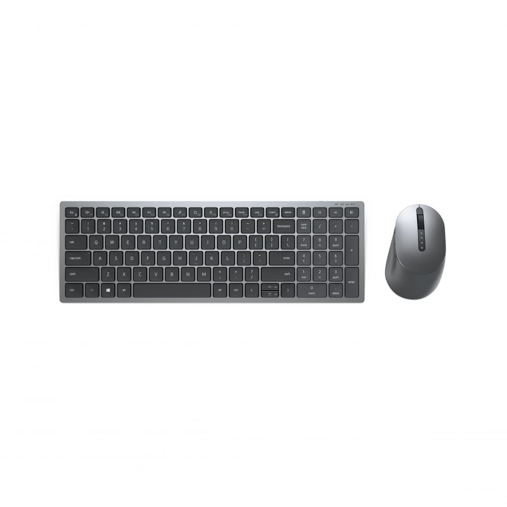 Arvuti klaviatuur Dell  KM7120W Keyboard and Mouse Set, Wireless, Batteries included, NORD, Titan Gray