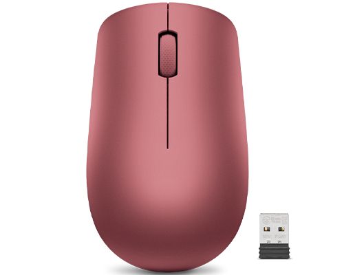 Компьютерная мышь Lenovo  530 Wireless mouse, 2.4 GHz Wireless via Nano USB, Cherry Red