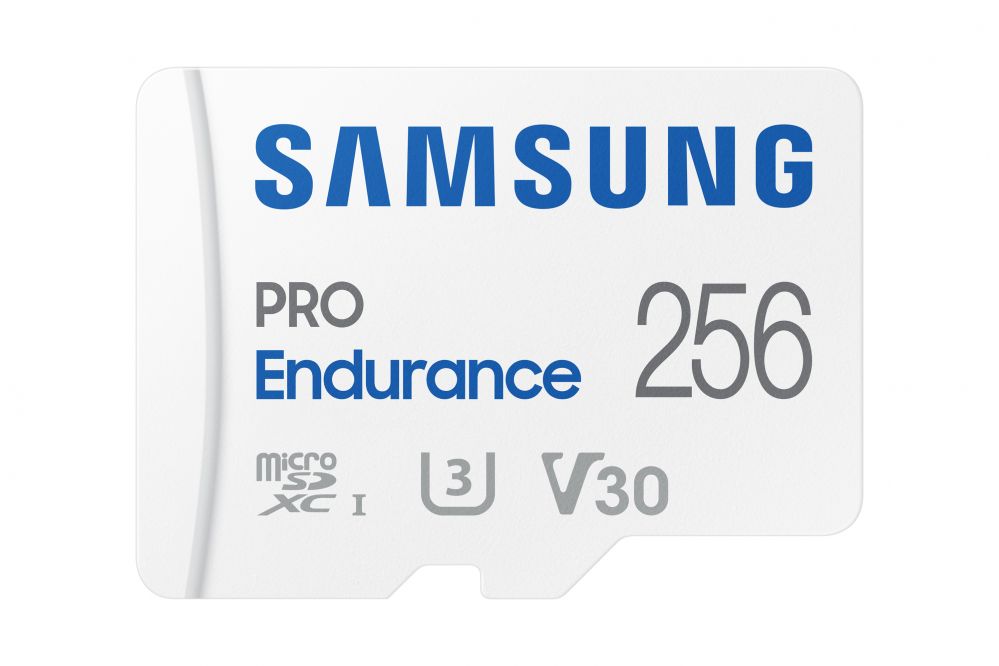 Mälukaardid Samsung  PRO Endurance MB-MJ256KA/EU 256 GB, MicroSD Memory Card, Flash memory class U3, V30, Class 10, SD adapter