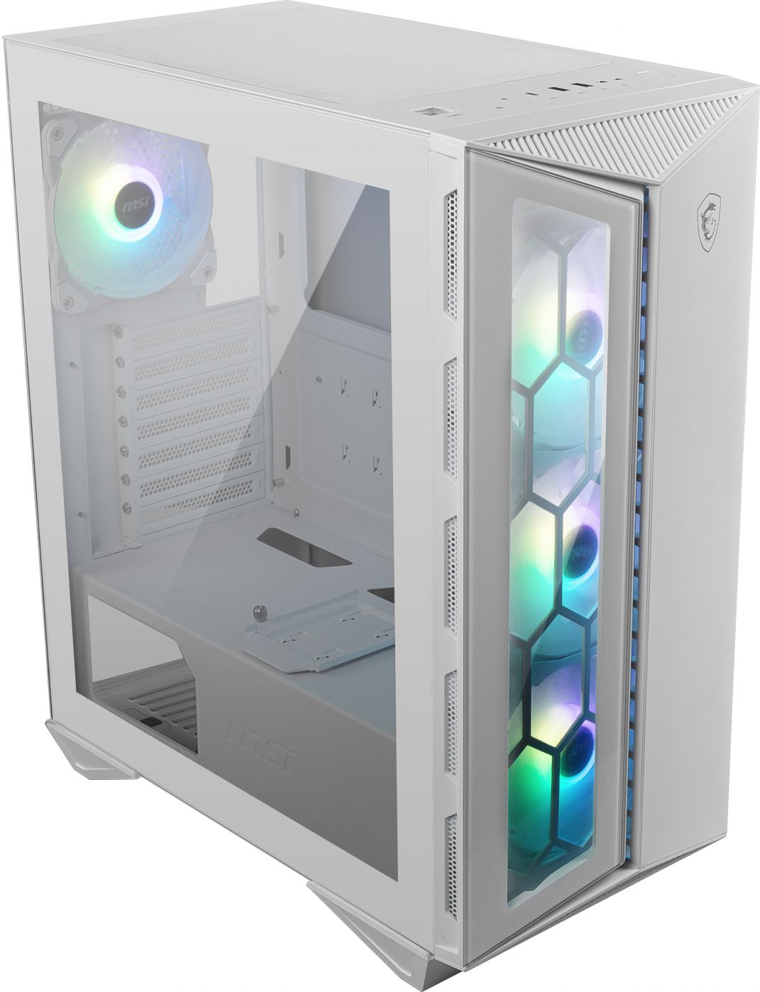 Arvuti korpus MSI  MPG GUNGNIR 110R White, Mid-Tower, Power supply included No