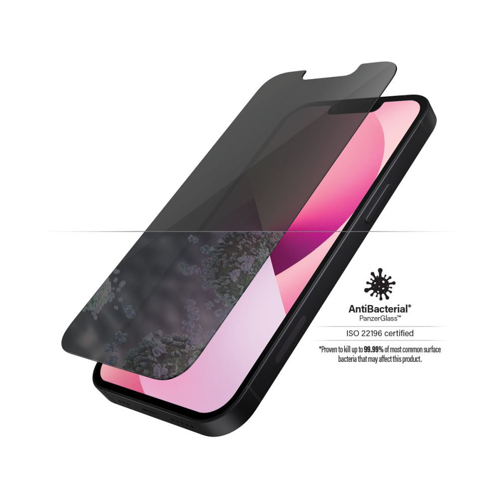 Back panel cover PanzerGlass  Apple, iPhone 13 Mini, Tempered glass, Black, Privacy Screen Protector