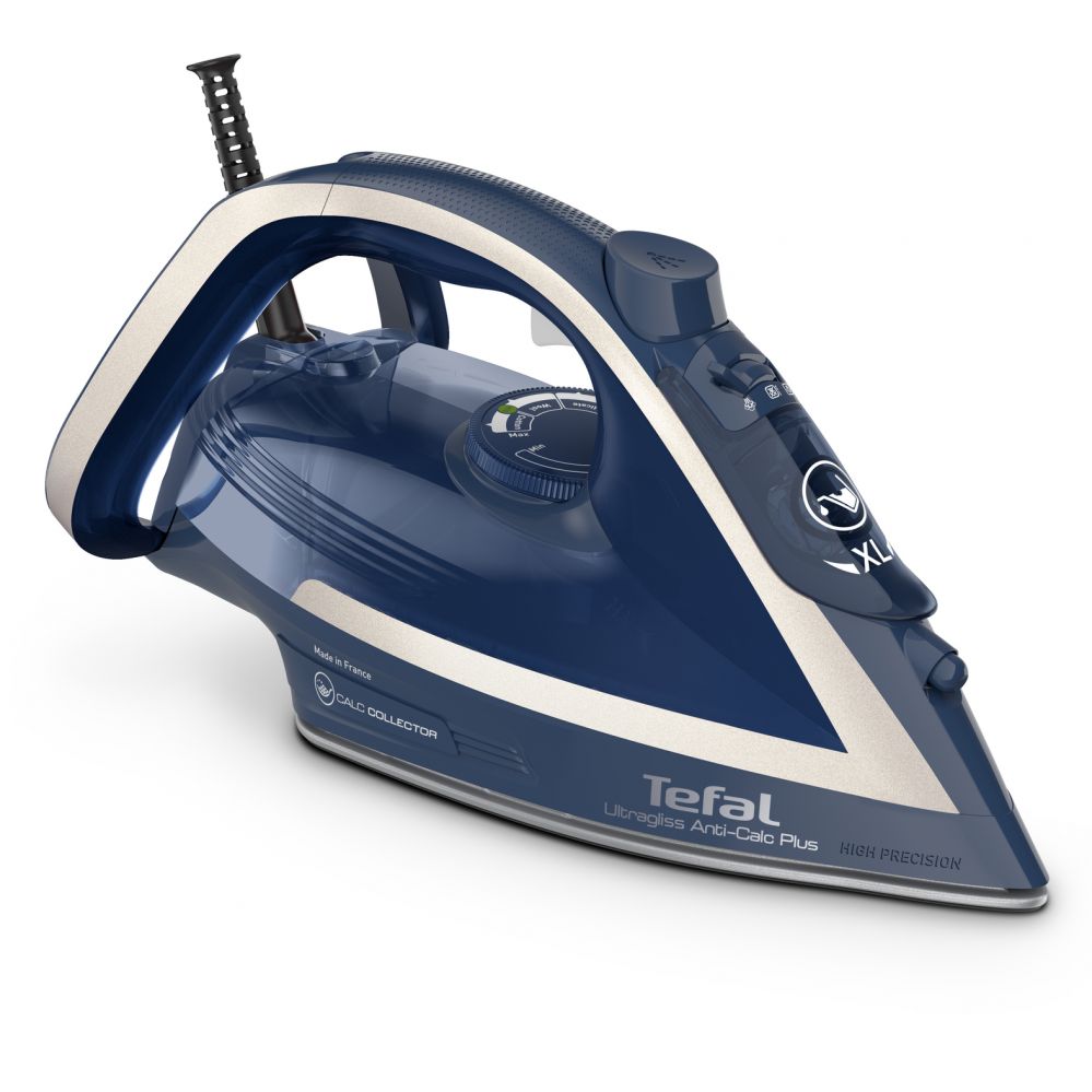 Утюг TEFAL  Steam Iron FV6830E0 2800 W, Water tank capacity 270 ml, Continuous steam 50 g/min, Silver/Blue