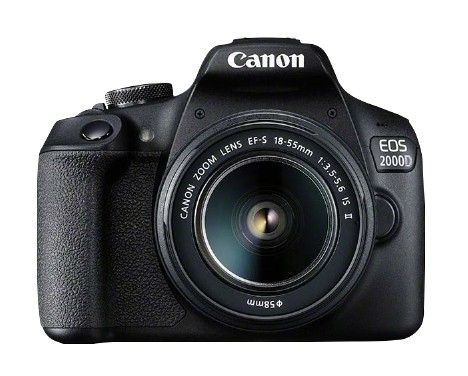 Digitaalne kaamera Canon  EOS 2000D 18-55 IS II EU26 SLR Camera Kit, Megapixel 24.1 MP, Image stabilizer, ISO 12800, Display diagonal 3.0 ", Wi-Fi, Video recording, APS-C, Black