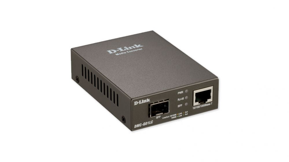 Võrgulülitid D-link  1000BaseT to SFP Standalone Media Converter DMC-G01LC Gigabit SFP port, 10/100/1000 Mbps port