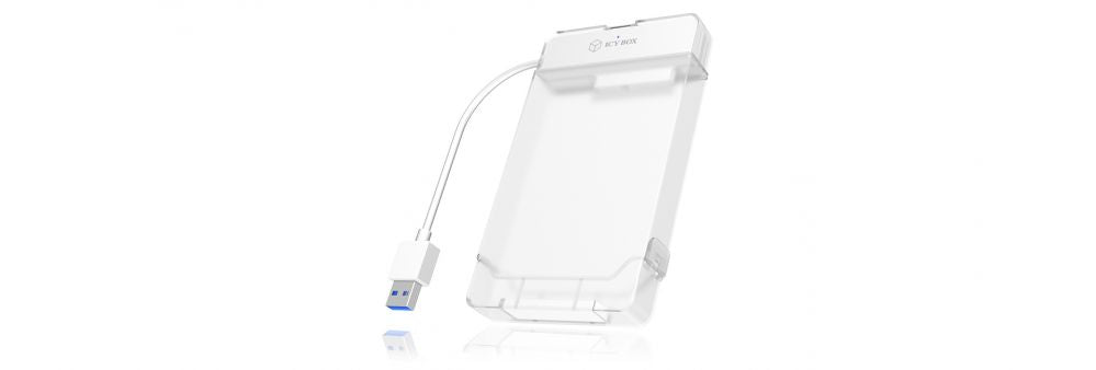 Hard drive case Raidsonic  Icy Box-AC703-U3  Adapter cable with protective a cover for 2.5" SATA hard disks to USB 3.0, blue Access LED  ICY BOX Adapter cable with protective a cover for 2.5" SATA hard disks to USB 3.0, blue Access LED SATA, 2.5", USB 3.0