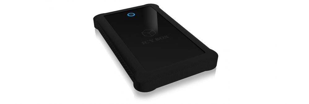 Kõvaketta korpus Raidsonic  ICY BOX IB-233U3-B External enclosure for 2.5" SATA HDD/SSD with USB 3.0 interface and silicone protection sleeve 2.5", USB 3.0