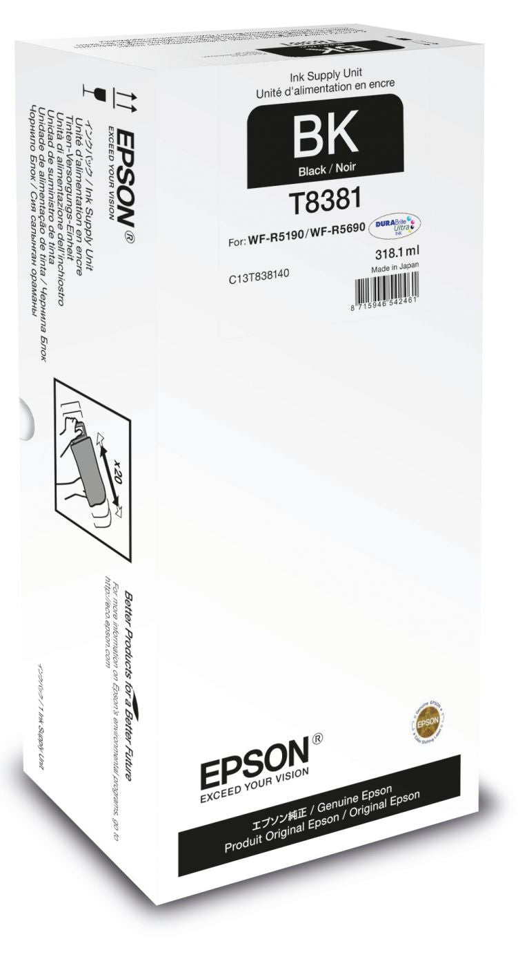 Tarvikud ja tarvikud EPSON  XL Ink Supply Unit WorkForce Pro WF-R5xxx series Black