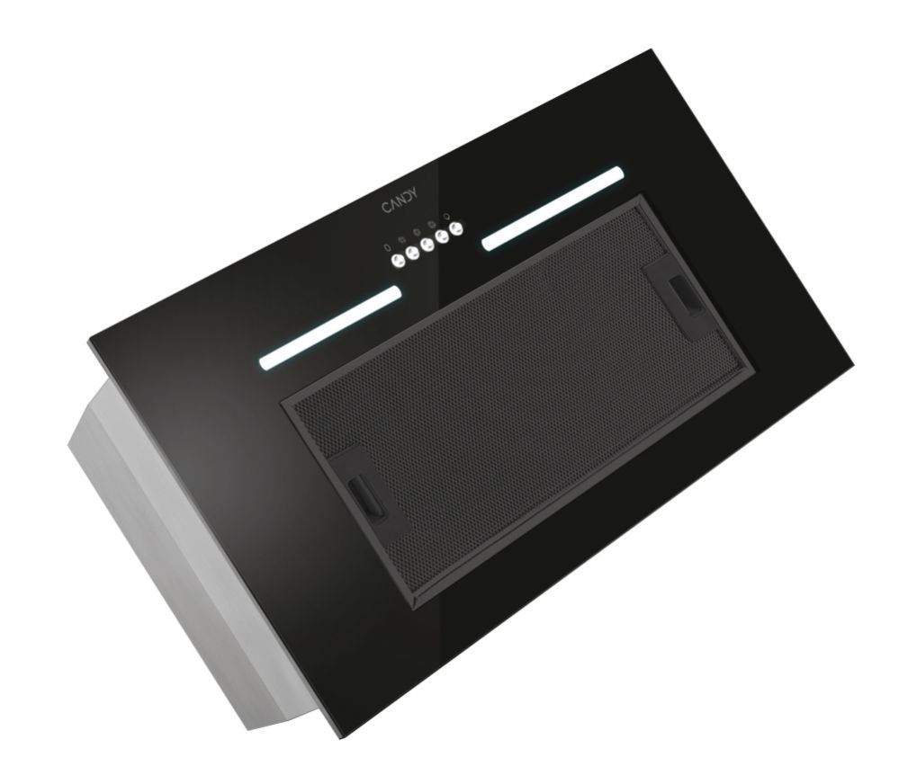 Integreeritav õhupuhasti Candy  CPY5MBG Hood, C, Built-in, Width 52 cm, Extraction power 298 m³/h, Mechanical control, Black Glass