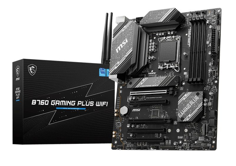 Motherboard for Intel processors MSI  B760 GAMING PLUS WIFI