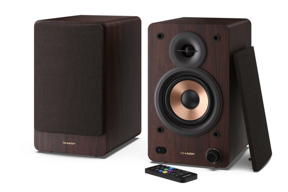 Arvutikõlarid Sharp  CP-SS30 Bookshelf Speakers, Brown