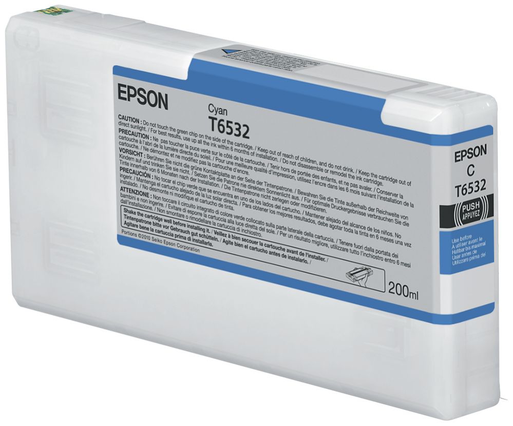 Tarvikud ja tarvikud EPSON  T6532 Ink Cartridge, Cyan