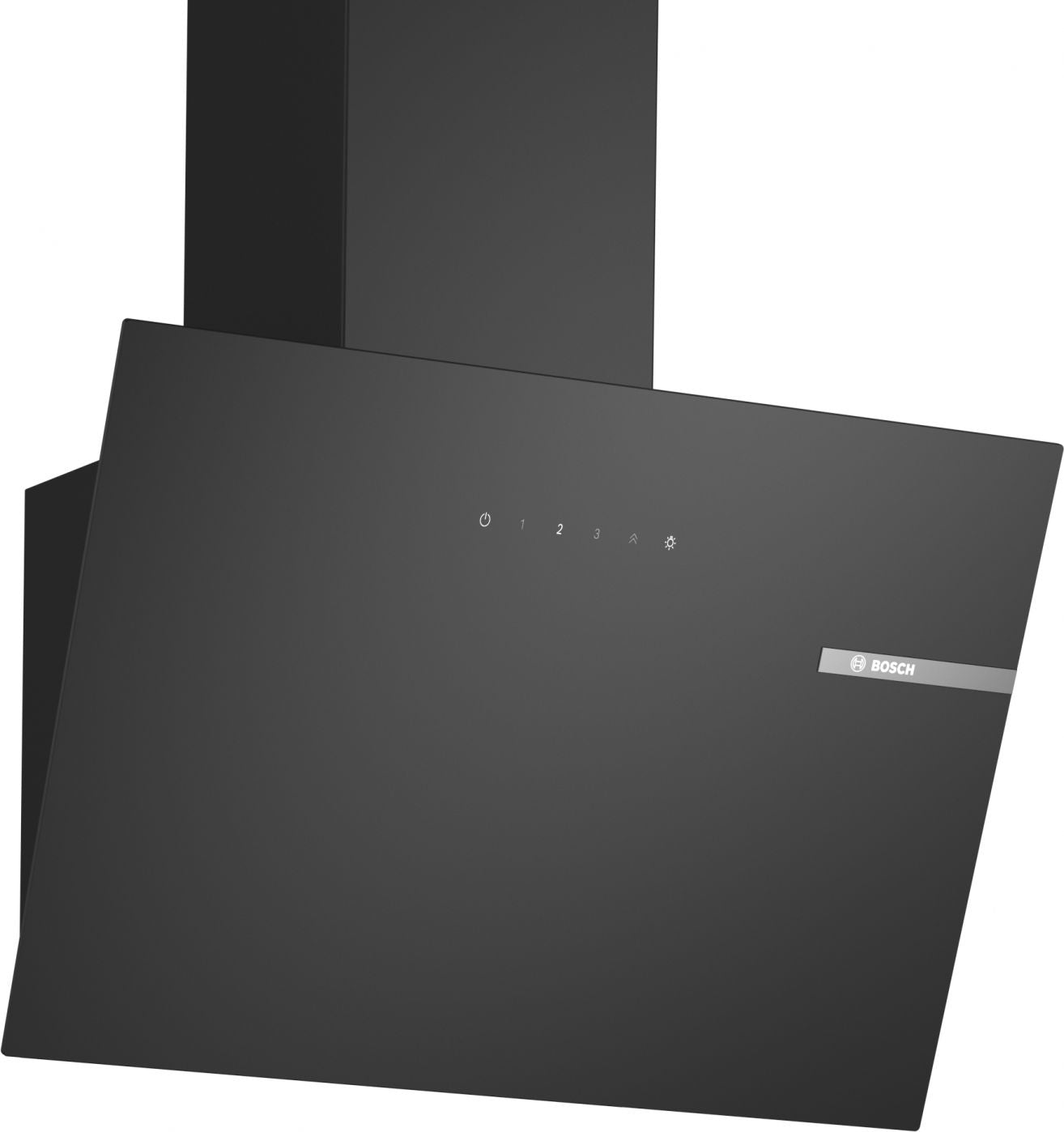 Built-in cooker hood Bosch  DWK65DK60 Wall-mounted Hood, A, Width 60 cm, Max extraction power 430 m3/h, Boost position 550 m3/h, Black