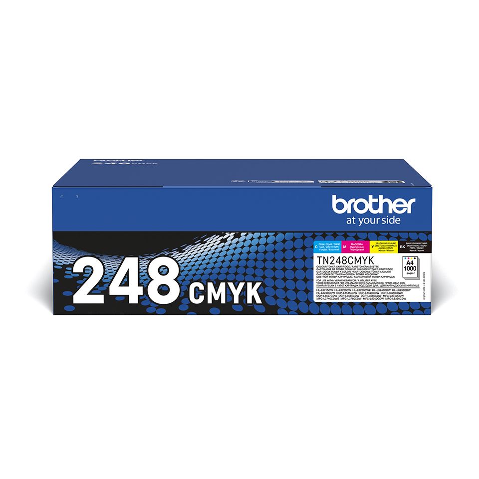 Tarvikud ja tarvikud Brother  TN248VAL Toner Cartridge, Value pack with all 4 toners