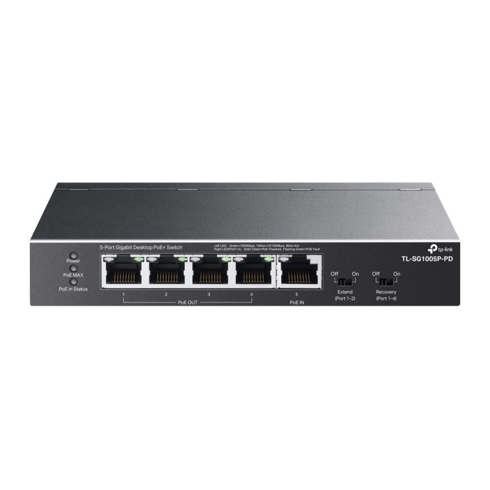 Võrgulülitid TP-Link  NET SWITCH 5PORT 1000M/TL-SG1005P-PD