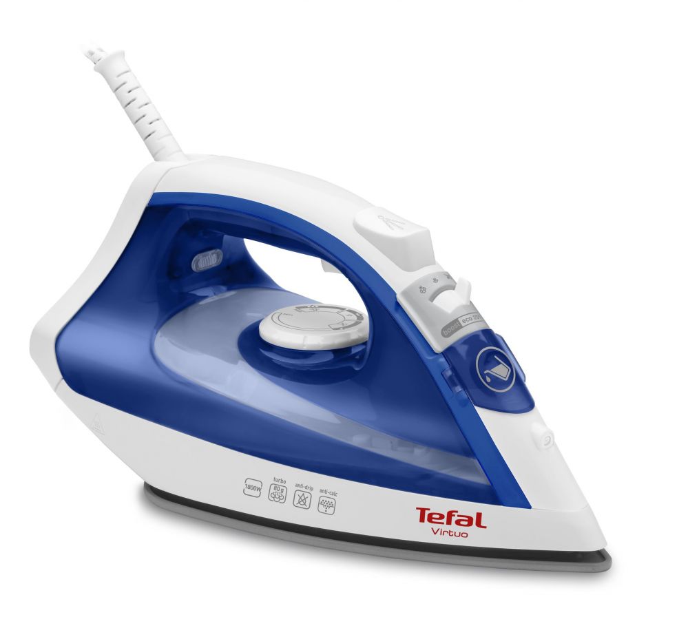 Triikrauad TEFAL  Virtuo FV1711 Ferro a vapore Durilium 1800W Viola, Bianco ferro da stiro