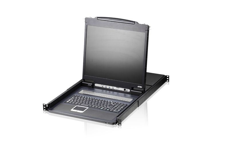 Сервер - Прочие аксессуары Aten  CL1308N-ATA-AG 8-Port PS/2-USB VGA 19" LCD KVM Switch