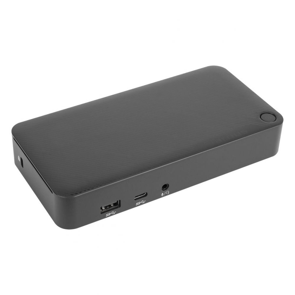 Juhtmevabad kõrvaklapid Targus Universal DisplayLink USB-C kahe 4K HDMI pesaga dokkimisjaam koos 65 W toiteallikaga