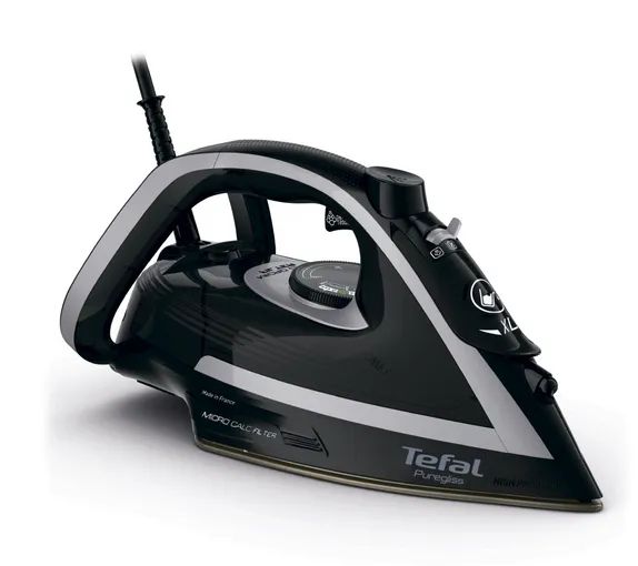 Утюг TEFAL  FV8062 Puregliss Iron , Black/Grey |