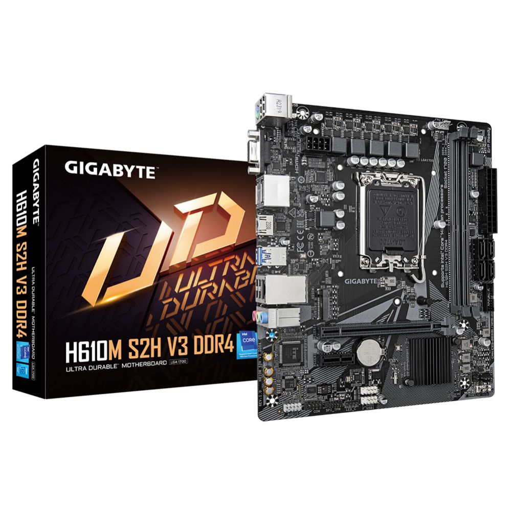 Intel protsessori emaplaat Gigabyte  H610M S2H V3 DDR4 G1.0