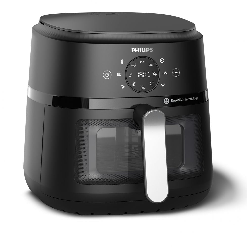 Lauagrillid Philips  NA231/00 Airfryer, 1700 W, Pan volume 6.2 L, Black, Silver |  Airfryer | NA231/00 | Power 1700 W | Capacity 6.2 L | Black/Silver