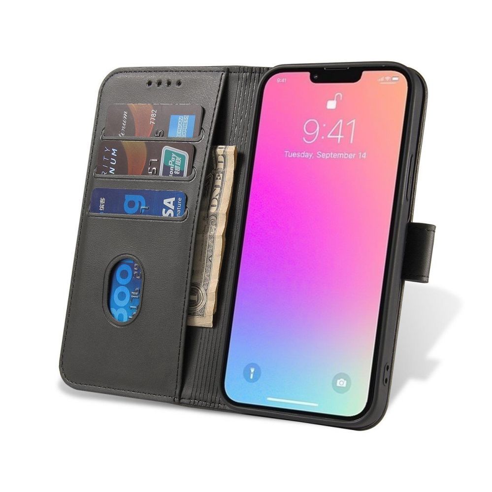 Чехол на заднюю панель Hurtel  Magnet Case cover for TCL 20 Pro 5G flip cover wallet stand black