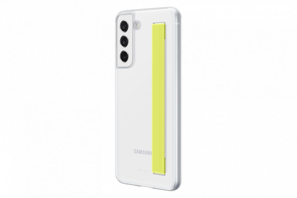 Back panel cover Samsung  Galaxy S21 FE Clear Strap Cover Case White