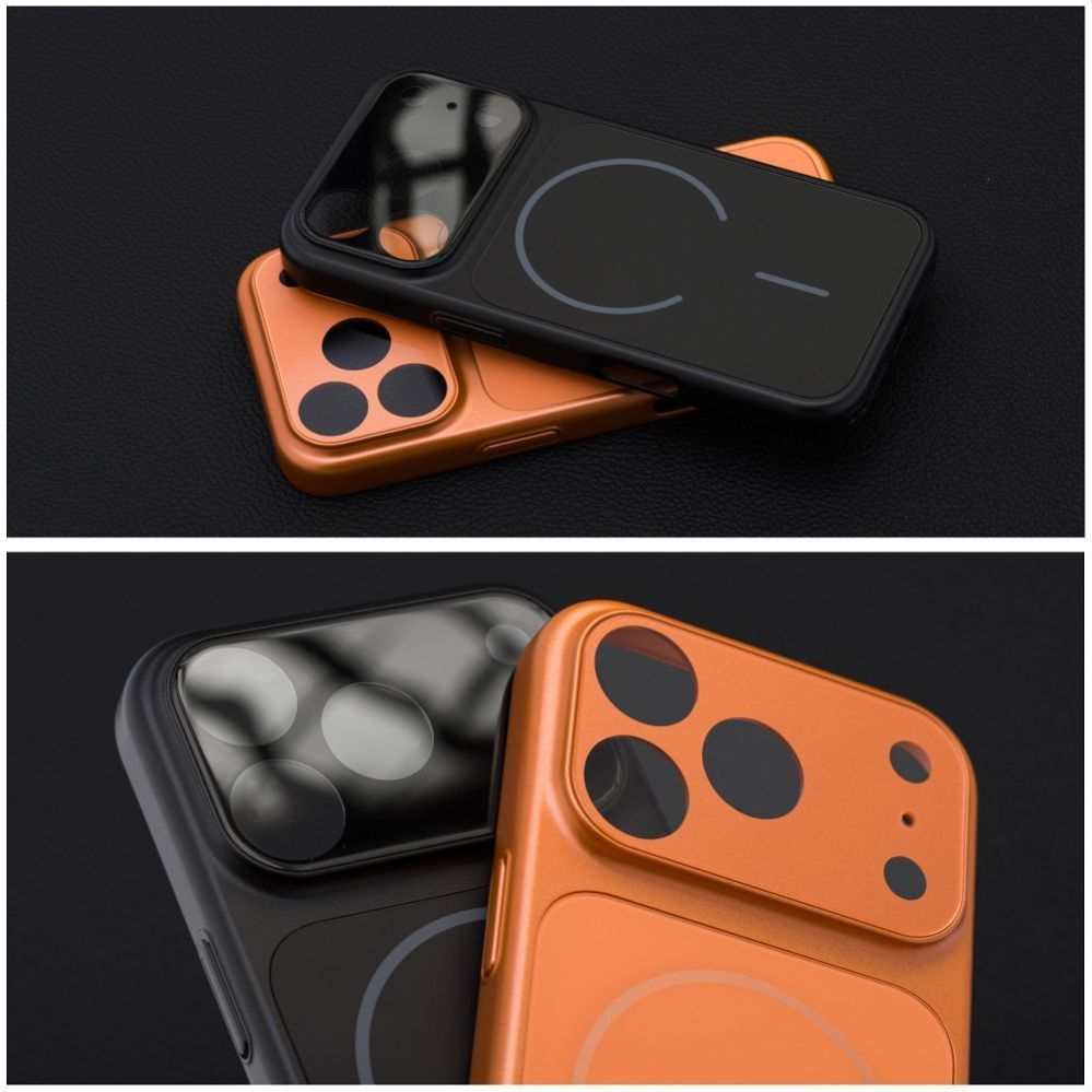 Чехол на заднюю панель OEM - Case for iPhone 17 AIR Make 17 compatible with MagSafe orange