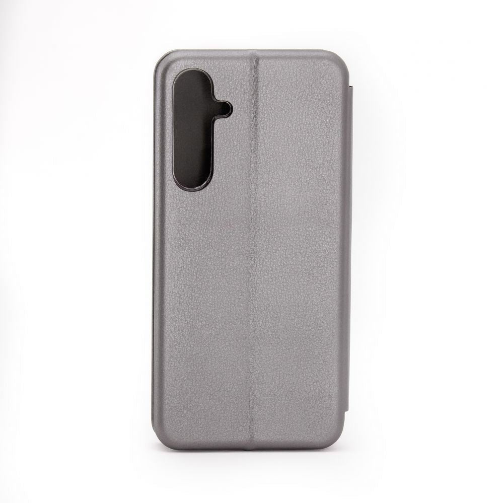Kaaned - kaaned iLike Samsung Galaxy A55 Book Case Silver
