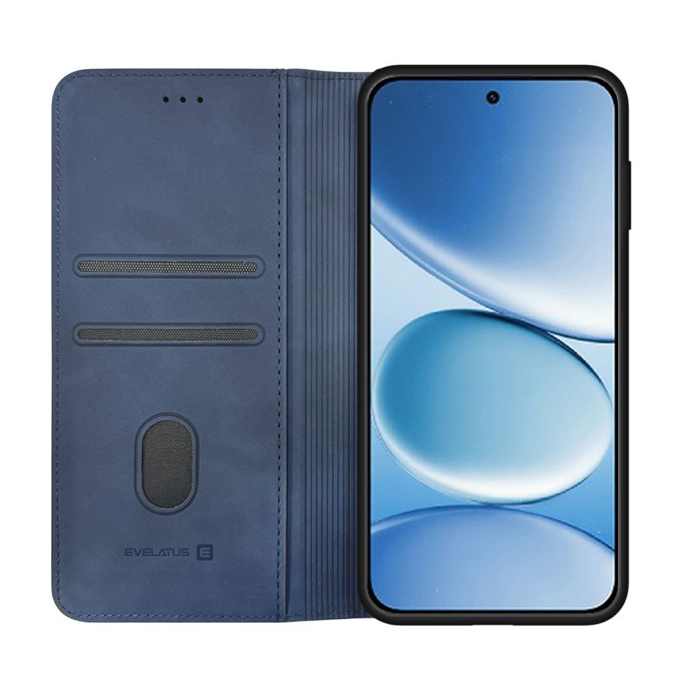 Book case Evelatus Xiaomi Redmi Note 15 Pro Plus 5G Book Case Folio Dark Blue