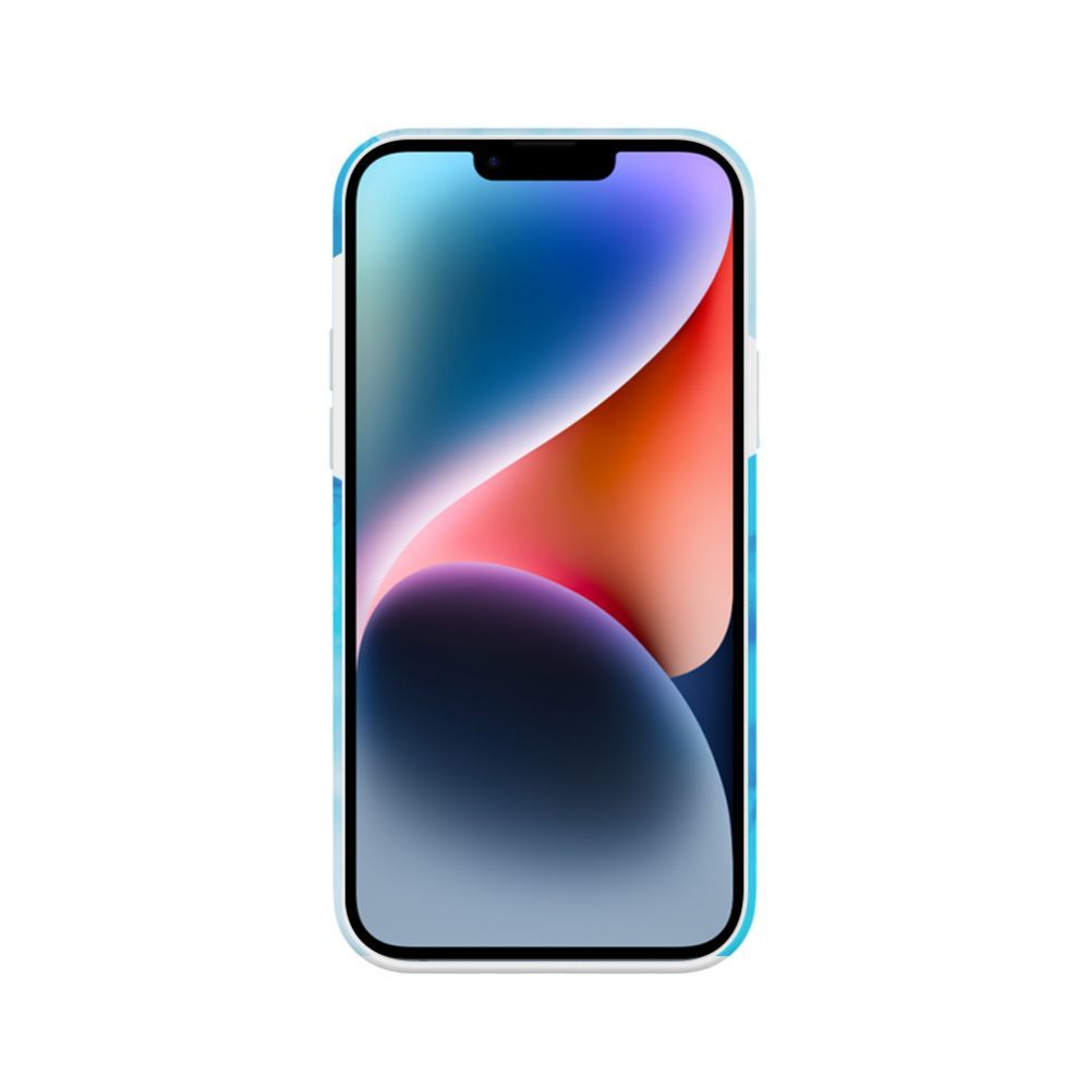 Чехол на заднюю панель Evelatus Apple iPhone 15 Plus Premium Silicone case Customized Print Blue