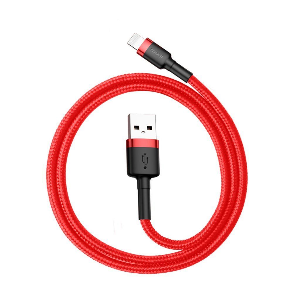 Кабель Baseus  Baseus Cafule USB-A / Lightning 2.4A QC 3.0 cable 0.5 m - red