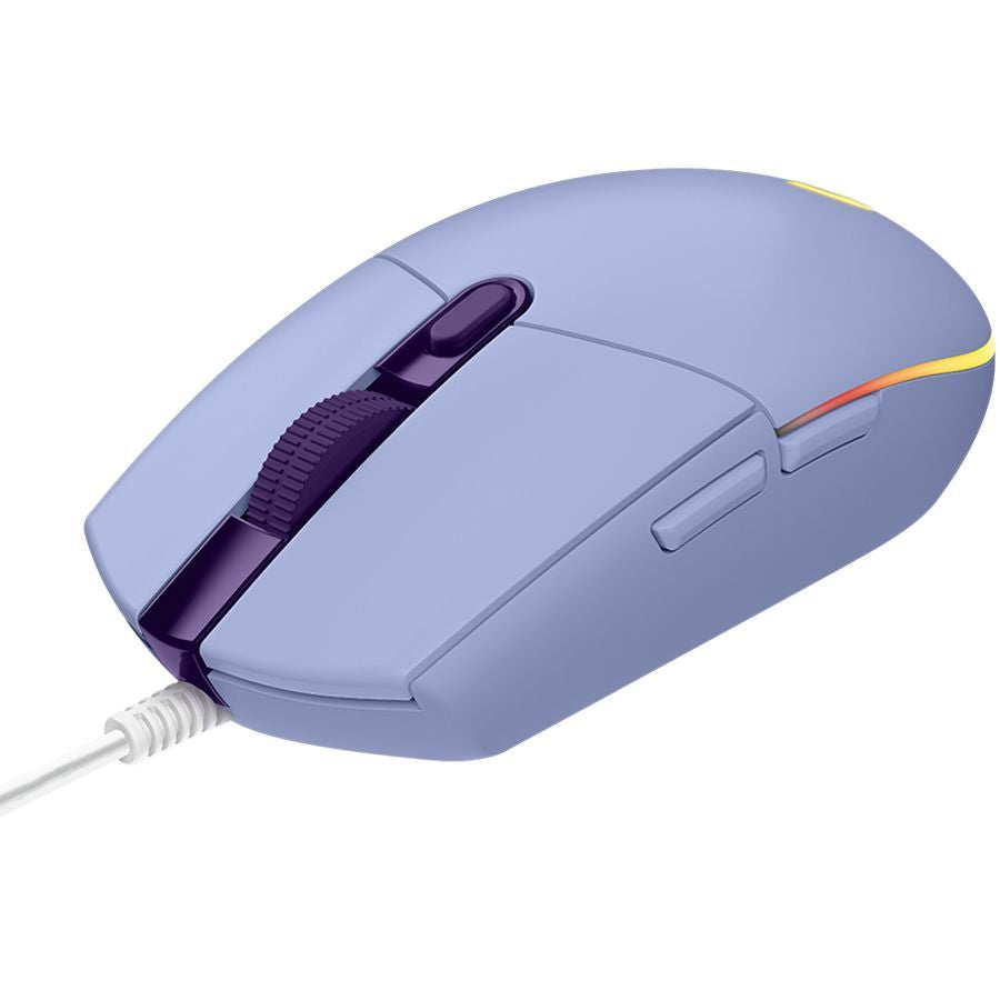 Computer mouse Logitech LOGITECH G102 LIGHTSYNC Corded Gaming Mouse - LILAC - USB - EER
