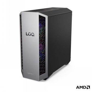 Personaalarvuti Lenovo  LENOVO LOQ TOWER RYZEN 7 8745HX/32GB/1TB SSD/AMD SOC PLATFORM/RTX5070_12GB/2X 120MM FRONT SYSTEM FAN WITH ARGB LIGHT + 120MM REAR SYSTEM FAN WITH ARGB LIGHT/W11H (LUNA GREY/ECLIPSE BLACK)