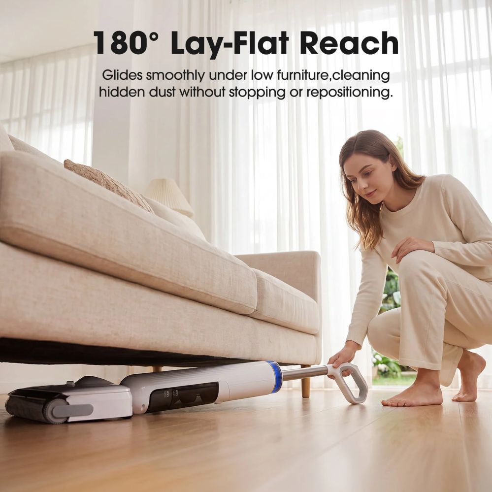 Tolmuimeja Lubluelu  T9 Wet & Dry Vacuum with 180° Lay-Flat Reach White