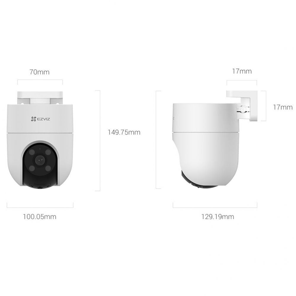 IP-камеры EZVIZ  H8C CS-H8C Wi-Fi Outdoor Pan & Tilt Camera White