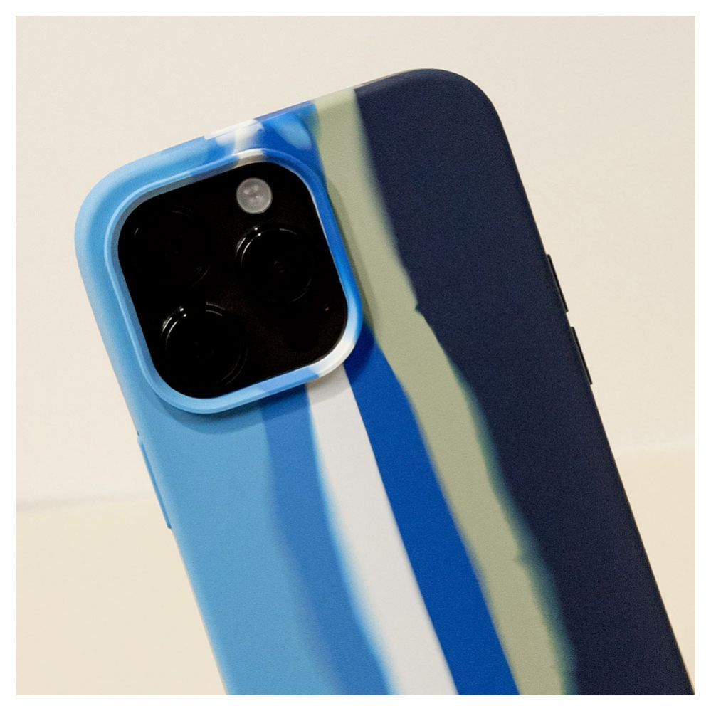 Чехол на заднюю панель Evelatus Apple iPhone 14 Pro Max Silicone case Multi-Colored Blue