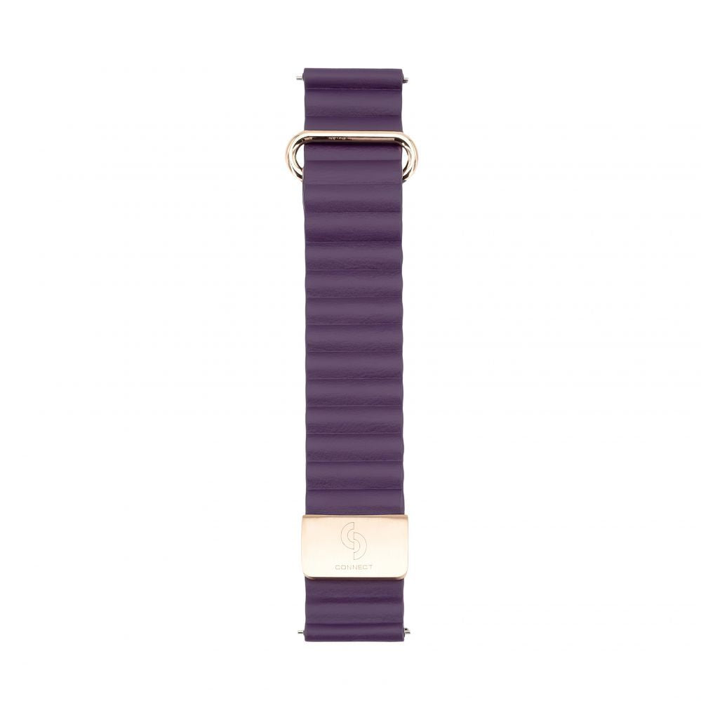 Ремешок Connect  22mm Cortical back buckle magnetic suction Watch Straps (130mm M/L) Crimson Cherry