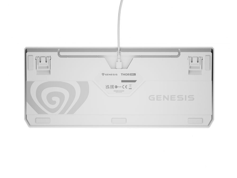 Computer keyboard Genesis  THOR 230 | Mechanical Gaming Keyboard | Wired | US | White | USB Type-A | Outemu Brown
